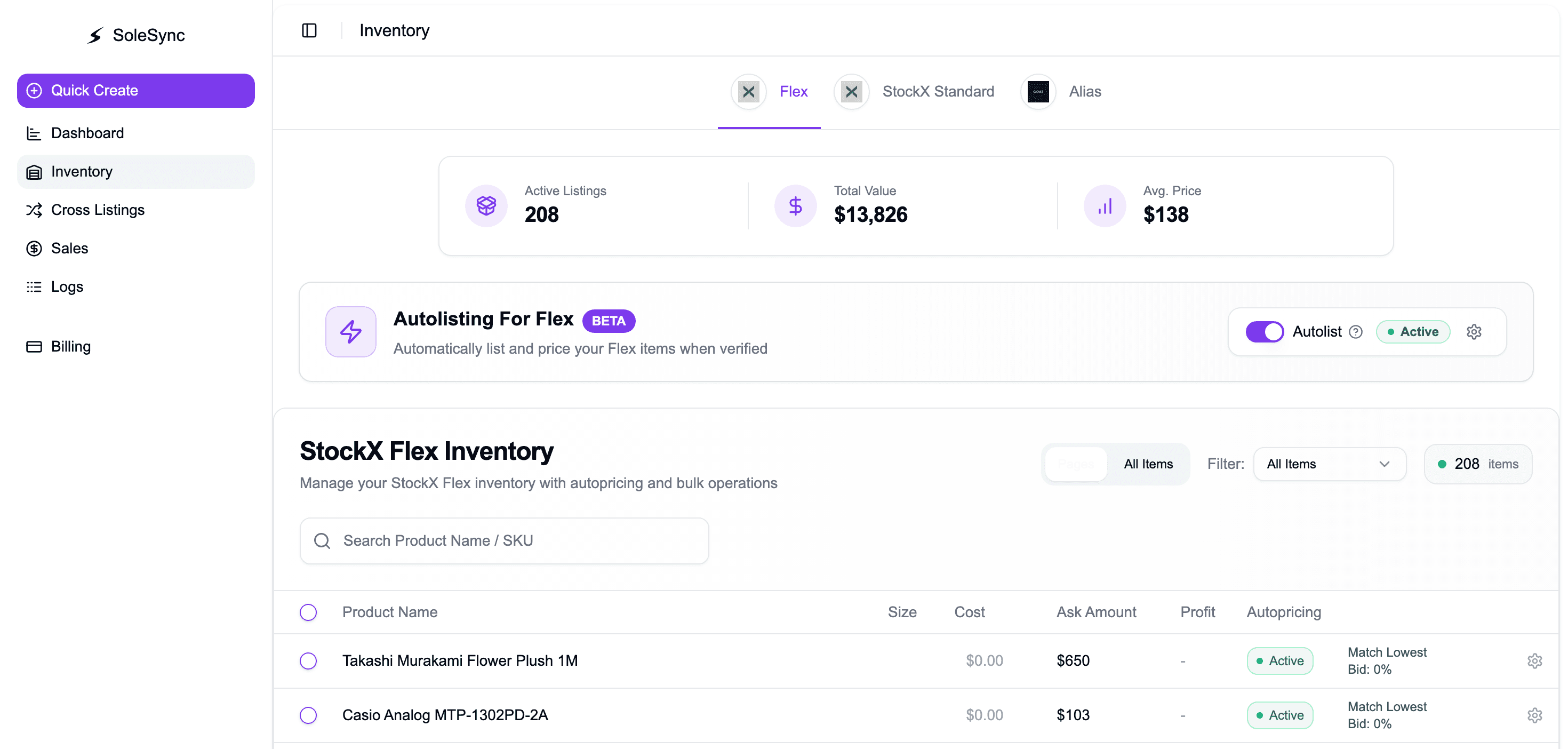 Autopricing